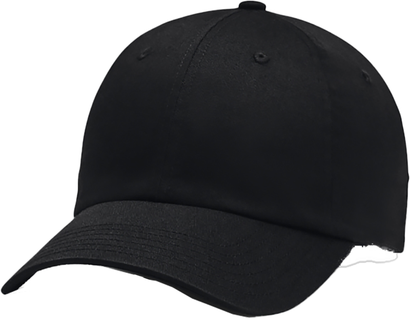 Under Armour Team Blank Chino Cap - Golfcap Voor Volwassenen - Effen - Verstelbaar - Zwart - One Size